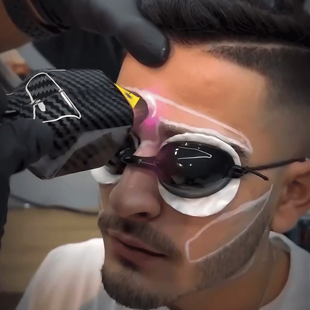 Stirn lasern